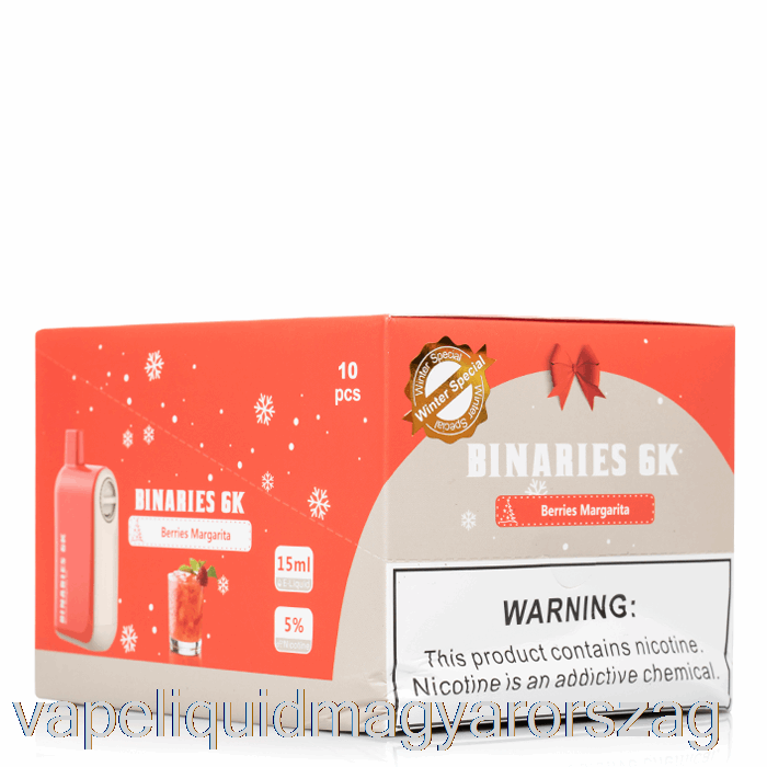 [10 Csomagos] Horizon Binárisok 6k 6000 Eldobható Vape E Cigi